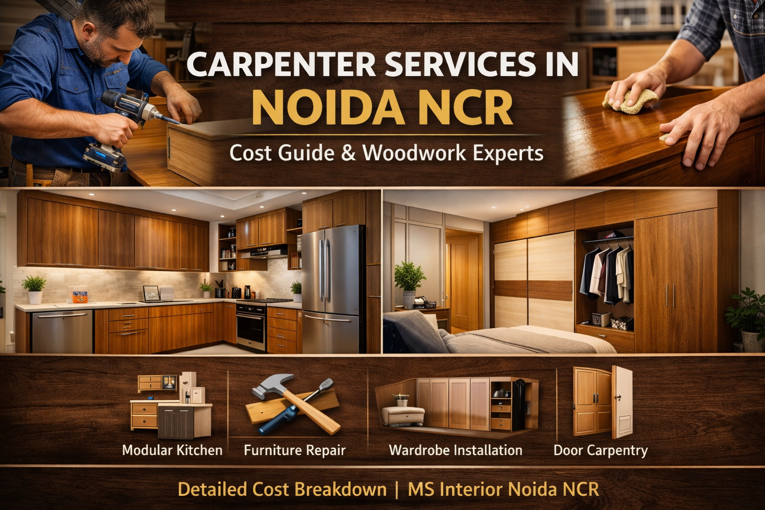 Carpenter Work in Detail – Complete Guide by MS Interior 